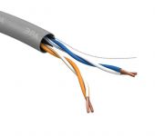 Кабель витая пара U/UTP кат.5e 2х2х24AWG solid CCA PVC SIMPLE сер. 305м (м) Эра Б0044433 Кабель витая пара U/UTP кат.5e 2х2х24AWG solid CCA PVC SIMPLE сер. 305м (м) Эра Б0044433