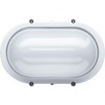 Светильник светодиодный SOLID 175х110х76 12Вт 4000К 1150лм IP65 160-260В ЖКХ овал бел. антивандальный IK10 Gauss 874618212