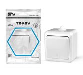 Переключатель 1-кл. ОП Dita IP54 10А 250В бел. TOKOV ELECTRIC TKL-DT-P1-C01-IP54 Переключатель 1-кл. ОП Dita IP54 10А 250В бел. TOKOV ELECTRIC TKL-DT-P1-C01-IP54