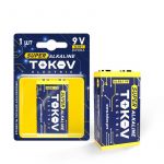 Элемент питания алкалиновый 6LR61 крона (блистер 1шт) TOKOV ELECTRIC TKE-ALS-6LR61/B1 Элемент питания алкалиновый 6LR61 крона (блистер 1шт) TOKOV ELECTRIC TKE-ALS-6LR61/B1