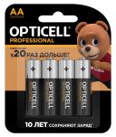 Элемент питания алкалиновый AA/LR6 (блист. 4шт) Professional Opticell 5052001 Элемент питания алкалиновый AA/LR6 (блист. 4шт) Professional Opticell 5052001