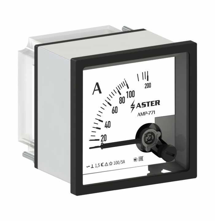 Амперметр AMP-771 10А (прямой) класс точности 1,5