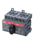 Рубильник реверсивный OT40F3C 40А (23А AC23) ABB 1SCA104913R1001 Рубильник реверсивный OT40F3C 40А (23А AC23) ABB 1SCA104913R1001