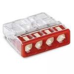 Клемма 4х(0.5-2.5мм) 4-х проводн. для распред. короб. (с контактн. пастой "Alu-Plus") WAGO 2273-244 Клемма 4х(0.5-2.5мм) 4-х проводн. для распред. короб. (с контактн. пастой "Alu-Plus") WAGO 2273-244