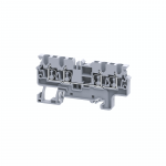 Клемма с четырьмя контактами пружинная OptiClip СX-2.5-QUATTRO-(0.2-4)-I сер. КЭАЗ 289753 Клемма с четырьмя контактами пружинная OptiClip СX-2.5-QUATTRO-(0.2-4)-I сер. КЭАЗ 289753