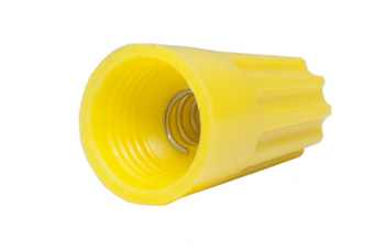 Соединительный изолирующий зажим макс.общее сечение 11,0  кв.мм цвет желтый (1пакет/50шт)