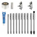 Комплект заземления нержавеющий 15 метров (d=14 мм х 1,5 метра) Комплект заземления нержавеющий 15 метров (d=14 мм х 1,5 метра)