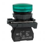 Лампа сигнальная OptiSignal D22 C5-L-M3 зел. пластик 230-240VAC XB5AVM3 КЭАЗ 332188 Лампа сигнальная OptiSignal D22 C5-L-M3 зел. пластик 230-240VAC XB5AVM3 КЭАЗ 332188
