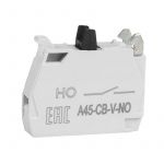 Блок контактный OptiSignal D22 A45-CB-V-NO 1НО винтовой зажим ZBE101 КЭАЗ 332200 Блок контактный OptiSignal D22 A45-CB-V-NO 1НО винтовой зажим ZBE101 КЭАЗ 332200