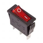 Выключатель клавишн. 250В 15А (3с) ON-OFF красн. с подсветкой (RWB-404; SC-791; IRS-101-1C) Rexant 36-2210 Выключатель клавишн. 250В 15А (3с) ON-OFF красн. с подсветкой (RWB-404; SC-791; IRS-101-1C) Rexant 36-2210