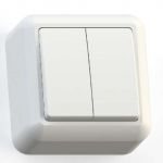 Выключатель 2-кл. ОП Оптима 10А IP20 А510-380 с монтаж. пластиной сл. кость Кунцево 8033 Выключатель 2-кл. ОП Оптима 10А IP20 А510-380 с монтаж. пластиной сл. кость Кунцево 8033