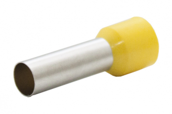 Наконечник штыревой втулочный изолированный сечение 25,0 кв.мм длина 22мм цвет желтый (1 пакет/50 шт.)