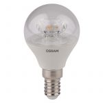 Лампа светодиодная LED STAR CLASSIC P 40 5.4W/830 5.4Вт шар прозрачная 3000К тепл. бел. E14 470лм 220-240В пластик. OSRAM 4052899971622 Лампа светодиодная LED STAR CLASSIC P 40 5.4W/830 5.4Вт шар прозрачная 3000К тепл. бел. E14 470лм 220-240В пластик. OSRAM 4052899971622