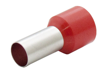 Наконечник штыревой втулочный изолированный сечение 35,0 кв.мм длина 16мм цвет красный (1 пакет/50 шт.)