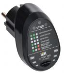 Тестер розеток ST02D ARMA2L 5 IEK A2L5-ST14-02 Тестер розеток ST02D ARMA2L 5 IEK A2L5-ST14-02