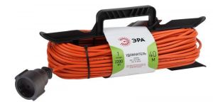 Удлинитель-шнур на рамке 1х40м без заземл. 10А IP20 UFx-1-2х1.0-40m ПВС 2х1 Эра Б0046824 Удлинитель-шнур на рамке 1х40м без заземл. 10А IP20 UFx-1-2х1.0-40m ПВС 2х1 Эра Б0046824