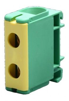 Клеммный блок закрытый 160А желто-зеленый