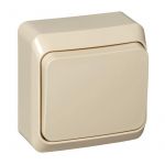 Переключатель проходной 1-кл. ОП Этюд 10А IP20 крем. SE BA10-004K Переключатель проходной 1-кл. ОП Этюд 10А IP20 крем. SE BA10-004K