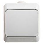 Переключатель проходной 1-кл. ОП Этюд 10А IP44 10AX сер. SE BA10-046C Переключатель проходной 1-кл. ОП Этюд 10А IP44 10AX сер. SE BA10-046C