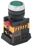 Кнопка ABLFS-22 d22мм 1з+1р 240В неон зел. IEK BBT30-ABLFS-K06 Кнопка ABLFS-22 d22мм 1з+1р 240В неон зел. IEK BBT30-ABLFS-K06