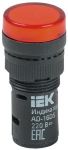 Лампа светосигнальная AD16DS d16мм 230В AC красн. IEK BLS10-ADDS-230-K04-16 Лампа светосигнальная AD16DS d16мм 230В AC красн. IEK BLS10-ADDS-230-K04-16