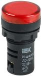 Лампа светосигнальная AD22DS d22мм 230В красн. IEK BLS10-ADDS-230-K04 Лампа светосигнальная AD22DS d22мм 230В красн. IEK BLS10-ADDS-230-K04