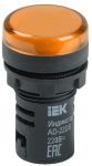 Лампа светосигнальная AD22DS d22мм 230В AC желт. IEK BLS10-ADDS-230-K05 Лампа светосигнальная AD22DS d22мм 230В AC желт. IEK BLS10-ADDS-230-K05
