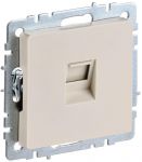 Розетка компьютерная СП RJ45 кат.5E BRITE РК10-БрКр беж. IEK BR-K10-1-K10 Розетка компьютерная СП RJ45 кат.5E BRITE РК10-БрКр беж. IEK BR-K10-1-K10