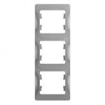 Рамка 3-м Glossa вертикал. алюм. SE GSL000307 Рамка 3-м Glossa вертикал. алюм. SE GSL000307