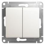 Переключатель проходной 2-кл. СП Glossa 10А IP20 (сх. 6/2) 10AX механизм перламутр SE GSL000665 Переключатель проходной 2-кл. СП Glossa 10А IP20 (сх. 6/2) 10AX механизм перламутр SE GSL000665