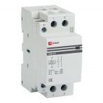 Контактор модульный КМ 63А 2NО (2 мод.) EKF km-2-63-20 Контактор модульный КМ 63А 2NО (2 мод.) EKF km-2-63-20