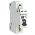 Выключатель автоматический модульный 1п C 32А 4.5кА ВА 47-29 Basic EKF mcb4729-1-32C Выключатель автоматический модульный 1п C 32А 4.5кА ВА 47-29 Basic EKF mcb4729-1-32C
