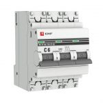 Выключатель автоматический модульный 3п C 6А 4.5кА ВА 47-63 PROxima EKF mcb4763-3-06C-pro Выключатель автоматический модульный 3п C 6А 4.5кА ВА 47-63 PROxima EKF mcb4763-3-06C-pro