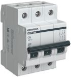 Выключатель автоматический модульный 3п C 6А 4.5кА ВА47-29М GENERICA MVA21-3-006-C-G Выключатель автоматический модульный 3п C 6А 4.5кА ВА47-29М GENERICA MVA21-3-006-C-G