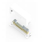 Шина уравнивания потенциалов 10х4-25кв.мм 1х50кв.мм 1х4х30мм с пласт. опорой DKC NE1001 Шина уравнивания потенциалов 10х4-25кв.мм 1х50кв.мм 1х4х30мм с пласт. опорой DKC NE1001