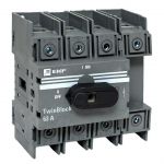 Рубильник 4п 63А с рукояткой управления для прямой установки TwinBlock EKF tb-63-4p-f Рубильник 4п 63А с рукояткой управления для прямой установки TwinBlock EKF tb-63-4p-f