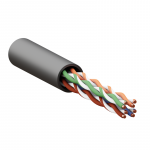 Кабель витая пара U/UTP кат.5E 4 пары solid внешн. LDPE черн. TERACOM EKF TRC-5EUTP-04PE-BK-OUT3 Кабель витая пара U/UTP кат.5E 4 пары solid внешн. LDPE черн. TERACOM EKF TRC-5EUTP-04PE-BK-OUT3