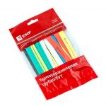 Набор трубок термоусадочных ТУТ нг тонкостен. 10/5 (7 цветов по 3шт 100мм) EKF tut-n-10 Набор трубок термоусадочных ТУТ нг тонкостен. 10/5 (7 цветов по 3шт 100мм) EKF tut-n-10