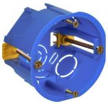 Коробка установочная С3 d68х45 для полых стен (с саморезами и пластик. лапками) IEK UKG10-068-045-000-P-UO Коробка установочная С3 d68х45 для полых стен (с саморезами и пластик. лапками) IEK UKG10-068-045-000-P-UO